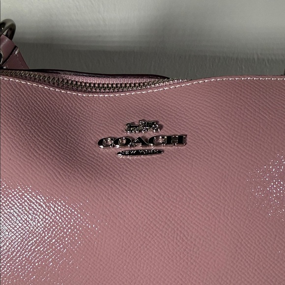 Coach Blush Pink Leather Tote - Picture 4 of 10